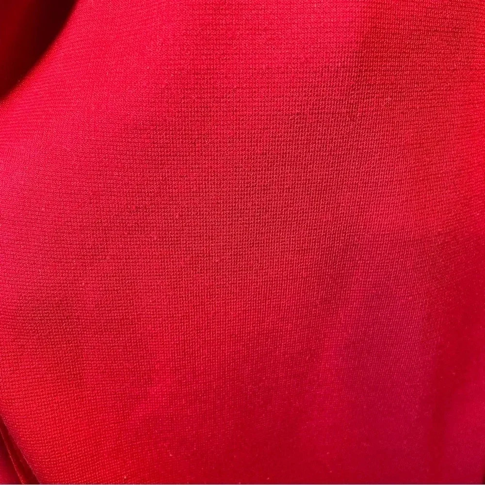 Vintage  Alfred Dunner Cranberry Red Single Button Two Pocket Blazer 14 GUC - Picture 4 of 4